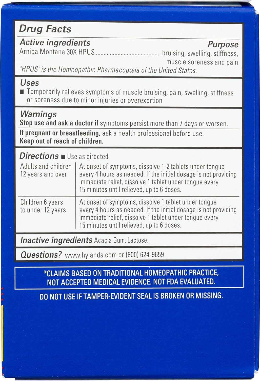 Homeopathic Arnica