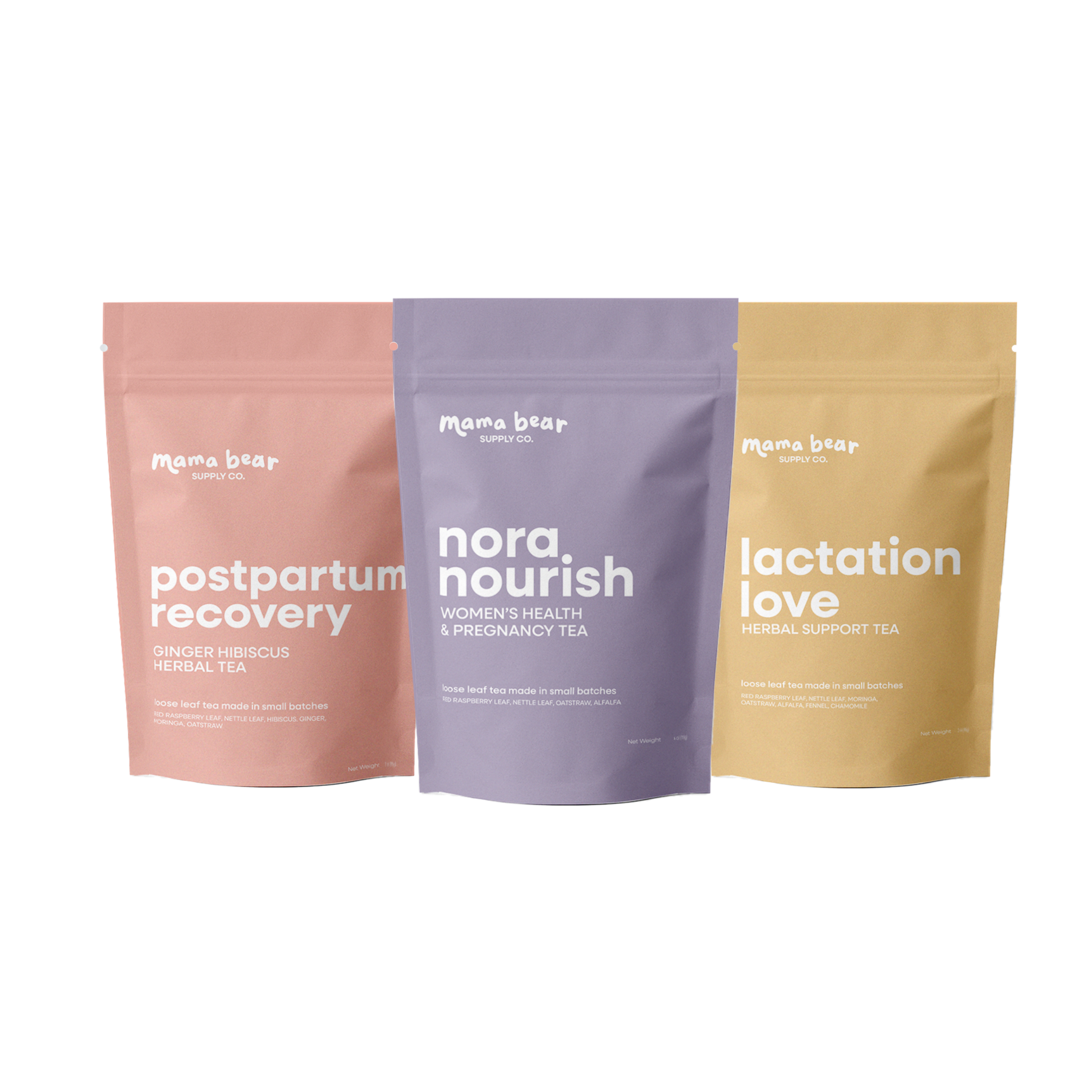 Organic Pregnancy and Postpartum Tea Bundle – Mama Bear Supply Co.