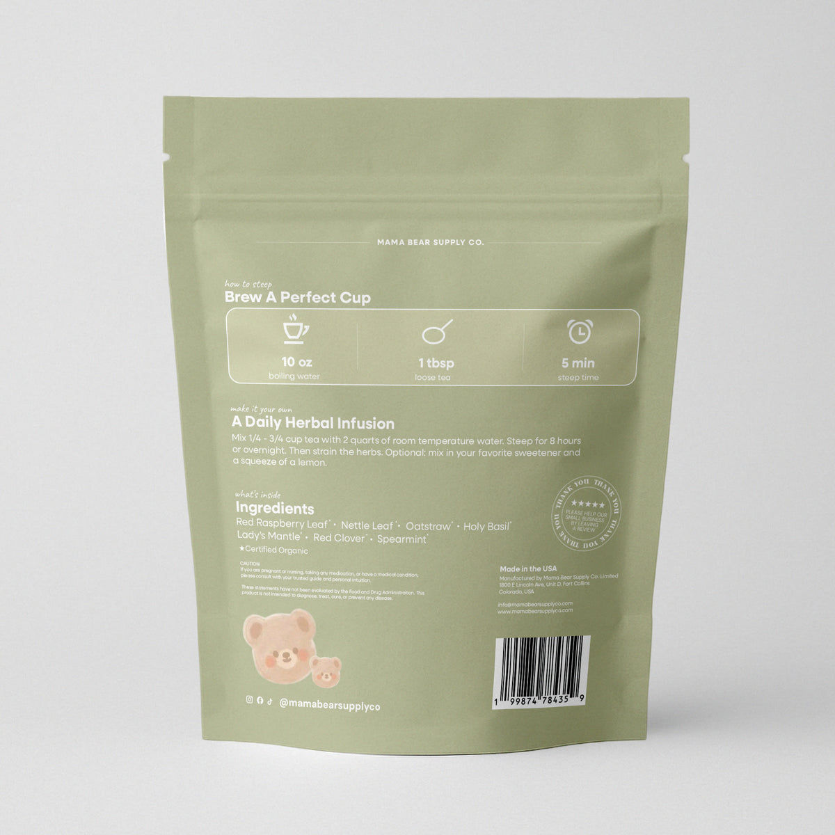 Flourishing Fertility Tea - Organic